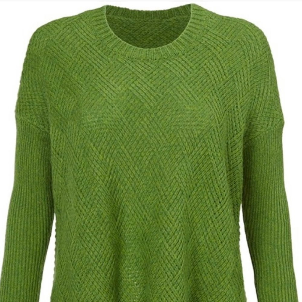 Basket weave sweater